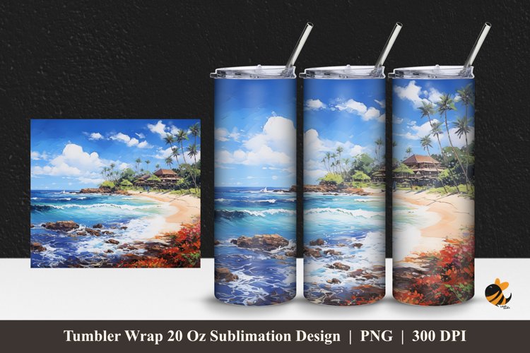 Beach Sublimation Design Image 5