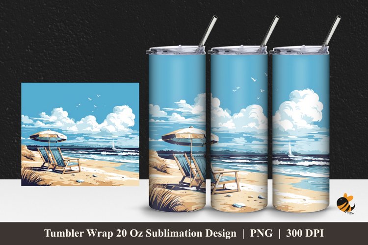 Beach Sublimation Design Image 6