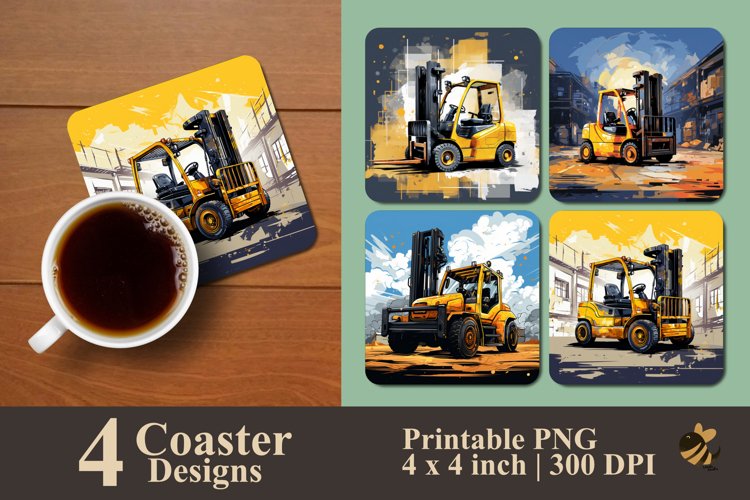Forklift Clipart Image 16