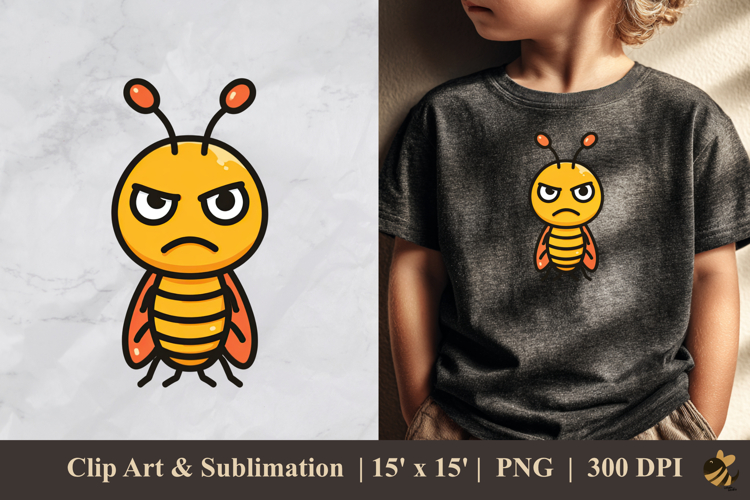 Angry Termite DTF Sublimation Clipart Design 1
