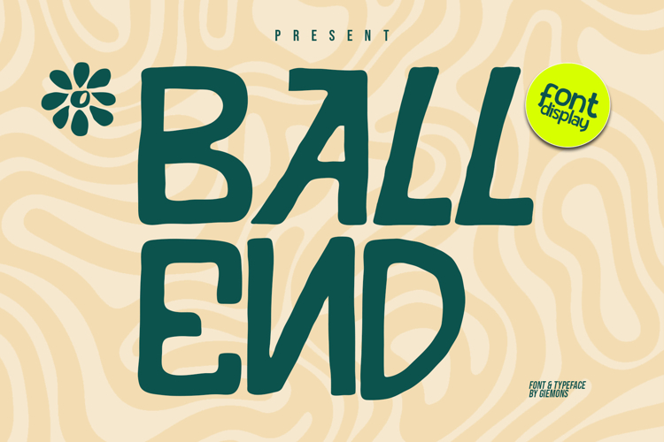 Ballend Font example image 1