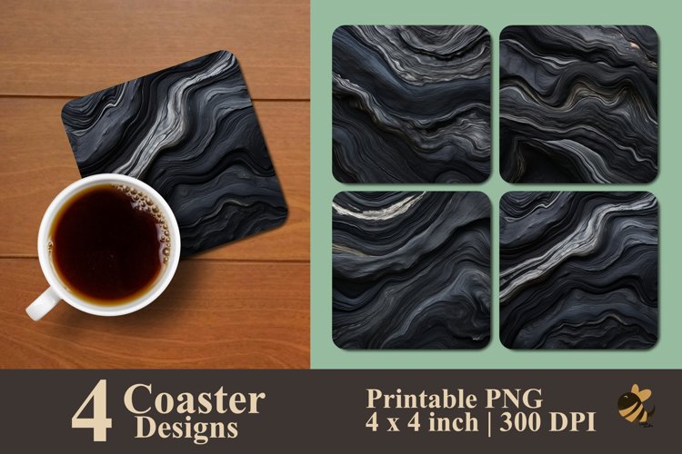 Black Wood Texture Image 7