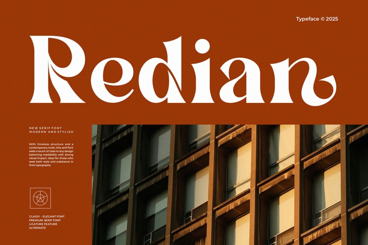 Redian || Modern Classy Serif Font
