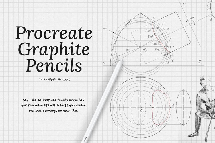 Procreate Graphite Pencils Set