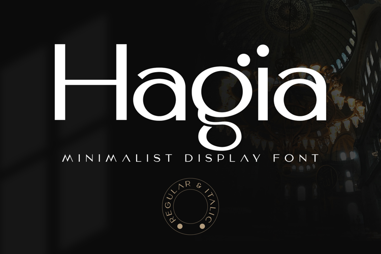 Hagia Elegant Minimalist Display
