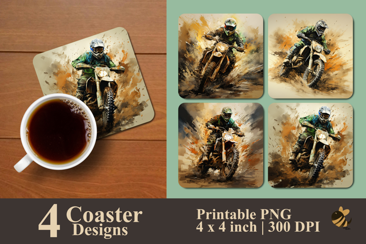 Extreme Dirt Motion Coaster Sublimation Design