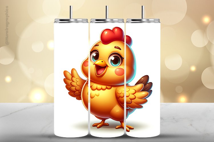 Hen Tumbler Wrap| Tumbler Sublimation Wrap