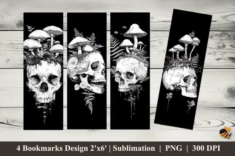Digital Graphic Bookmarks Sublimation Design