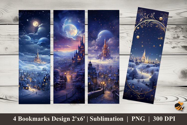 Dream Palace Bookmarks Sublimation Design