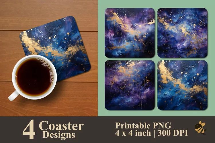Beauty Of The Cosmos Sky Coaster Sublimation Designs