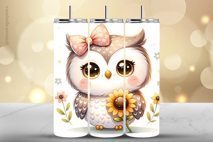 Owl Tumbler Wrap| Tumbler Sublimation Wrap