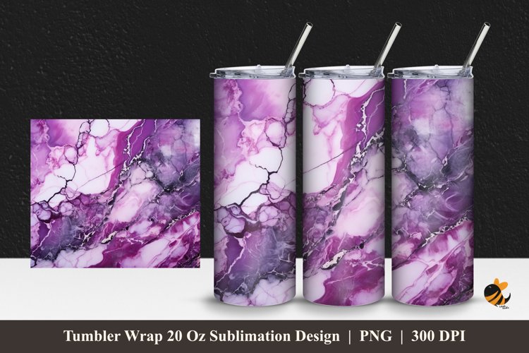 Acrylic Mixture Tumbler Wrap Sublimation Design 1