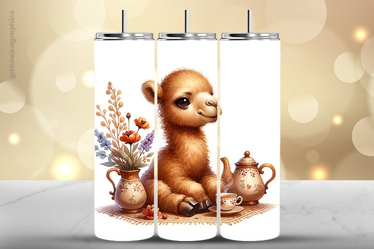 Camel Tumbler Wrap| Tumbler Sublimation Wrap