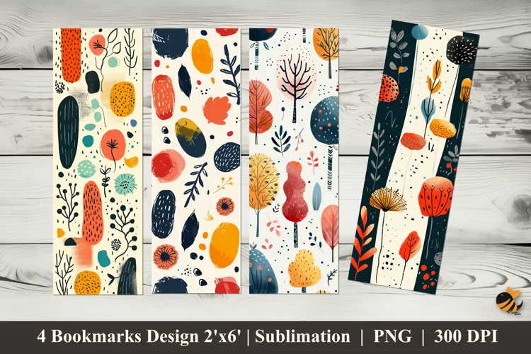 Lots of Plants Bookmarks Sublimation Design