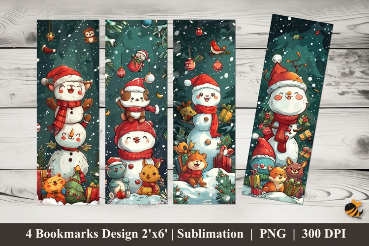 Evening Fun Bookmarks Sublimation Design example image 1