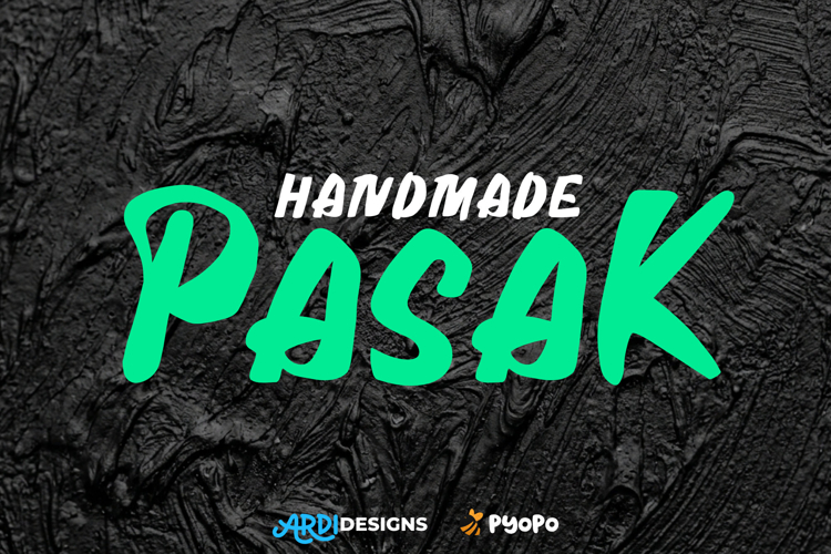 Pasak Handmade Font