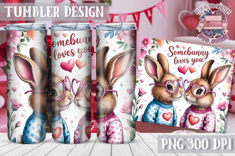 Sublimation Tumbler WRAP Love Design Quote Watercolor Animal