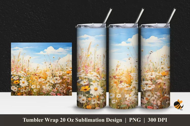 Sky Park Tumbler Wrap Sublimation Design 1
