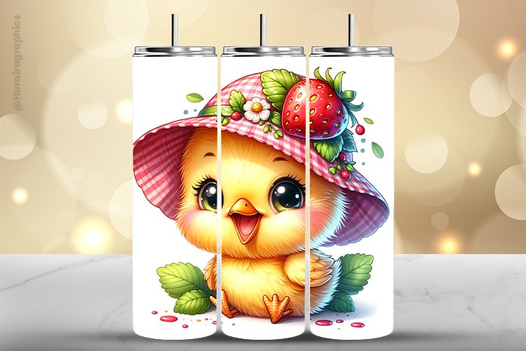 Hen Tumbler Wrap| Tumbler Sublimation Wrap example image 1