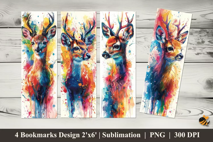 Visual Exploration Bookmarks Sublimation Design
