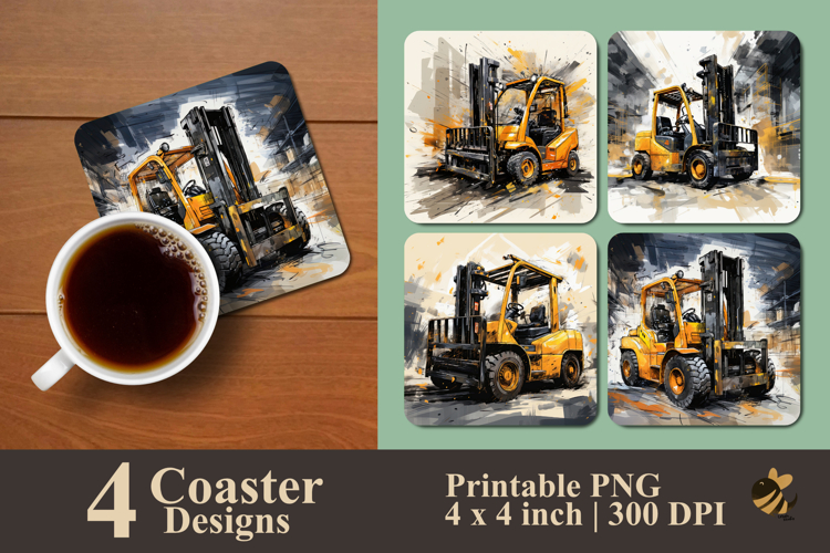 Forklift Clipart Image 20