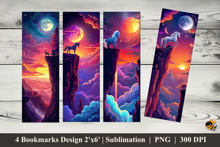 Natural Elegance Bookmark Sublimation Design