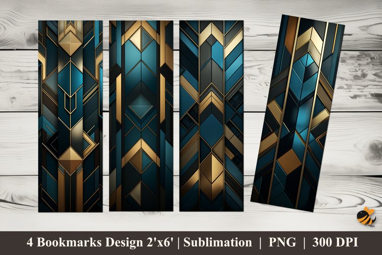 Luxury Design Bookmarks Sublimation Design example image 1