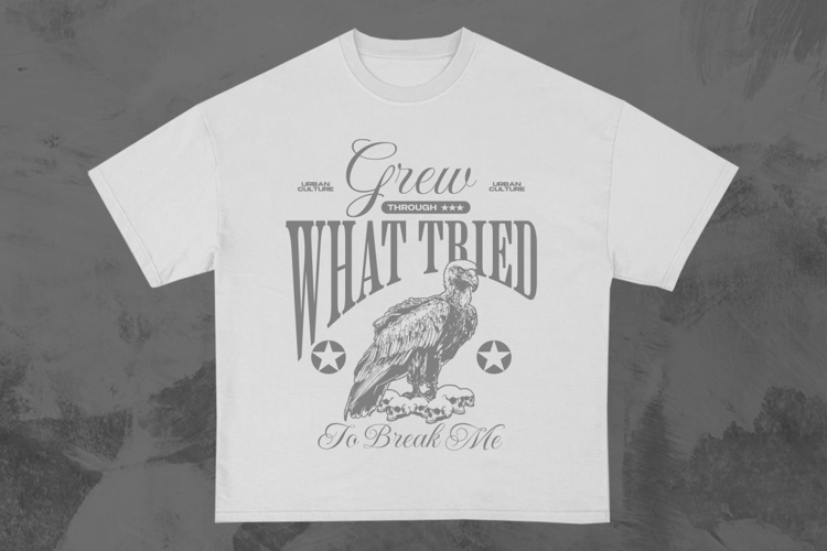 Grew Through Urban T-shirt Design