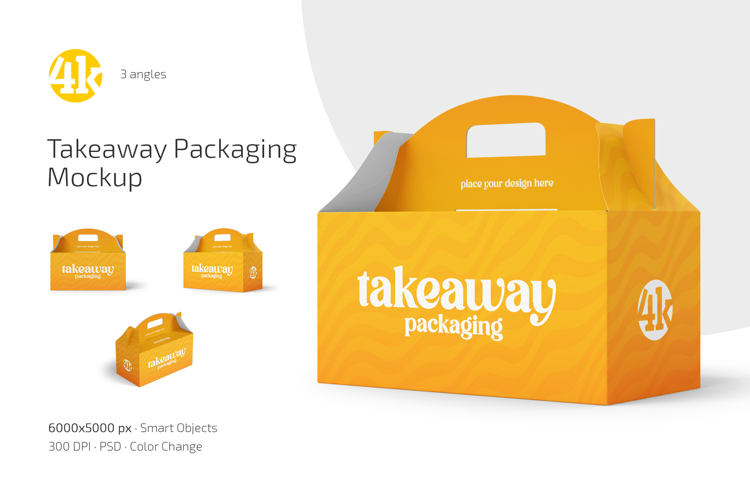 Takeaway Packaging Mockup Set