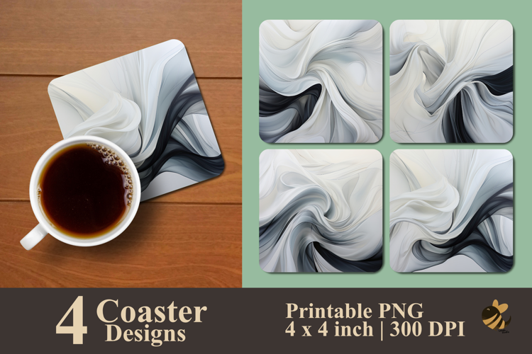 Dancing fabric Coaster Sublimation Design