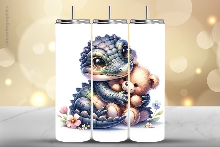 Crocodile Tumbler Wrap| Tumbler Sublimation Wrap
