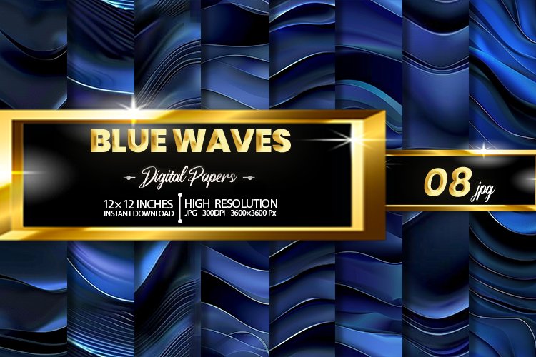 Blue Texture Image 5