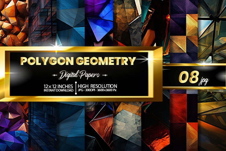 Polygon Geometry Digital Papers