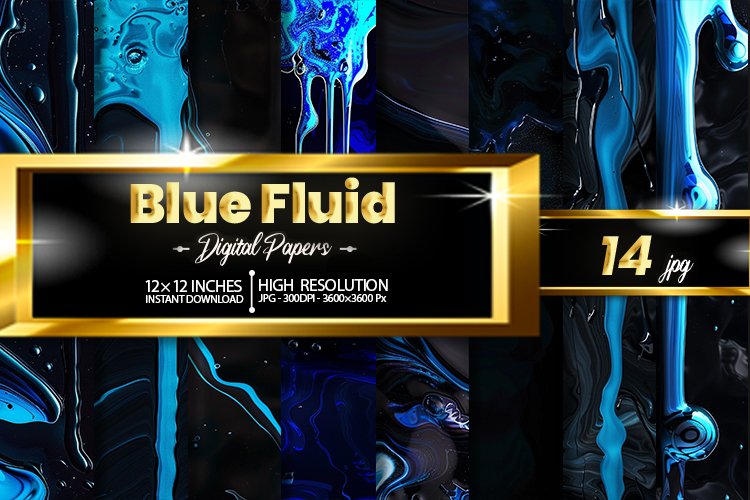 Blue Texture Image 6