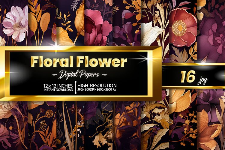 Floral Background Image 16