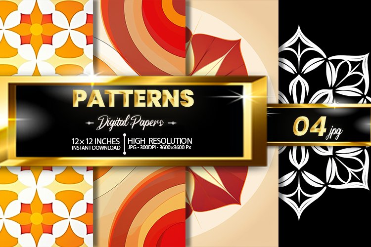 Patterns Digital Papers - 04 Variations