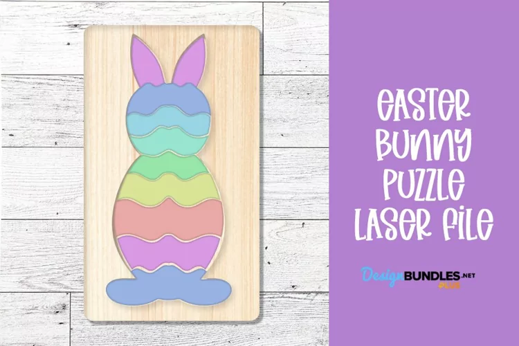 Easter Bunny Puzzle | Laser File