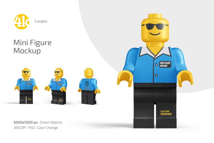 Mini Figure Mockup Set