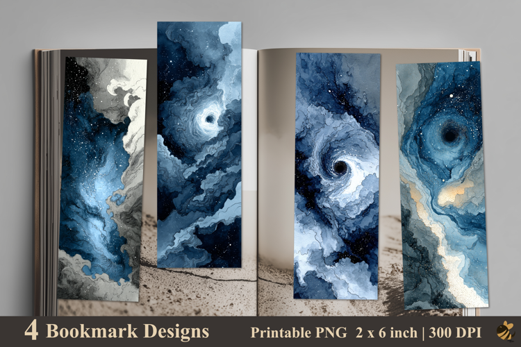 Space Bookmarks Sublimation Design