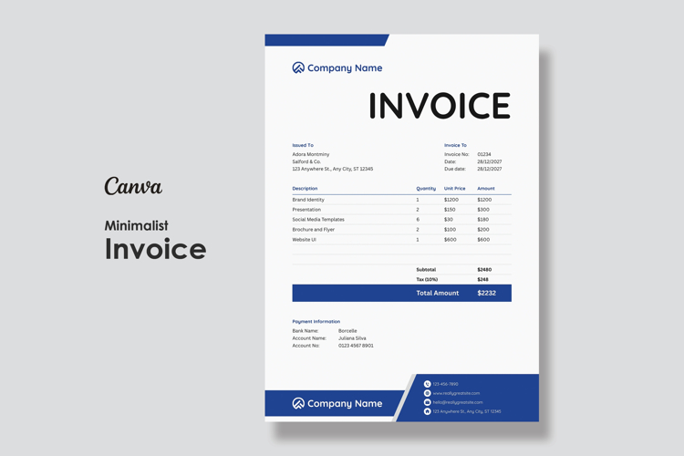 Editable Invoice Template Image 18