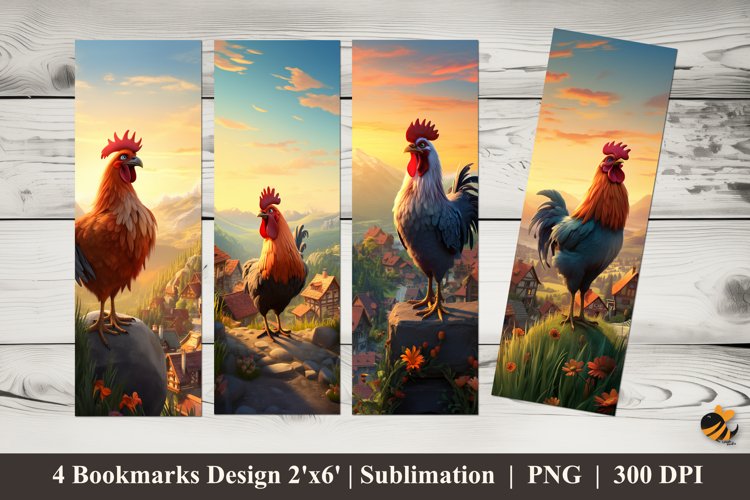 A Roster Bookmark Sublimation Design example image 1