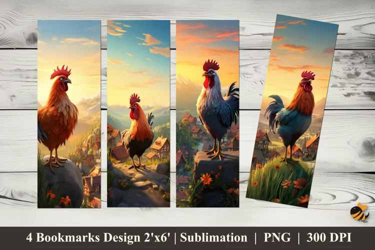 A Roster Bookmark Sublimation Design