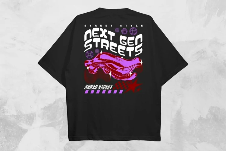 Next Gen Streets Streetwear PNG T-shirt Design