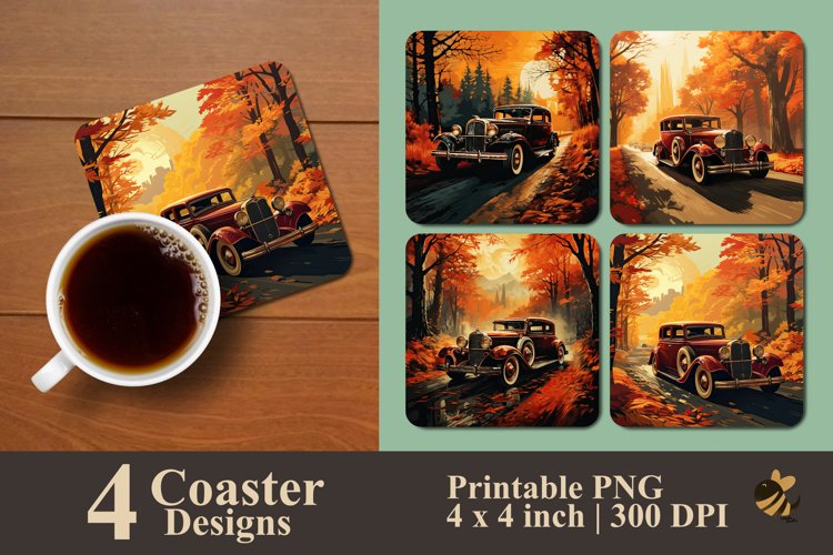 Vintage Car Clipart Image 17
