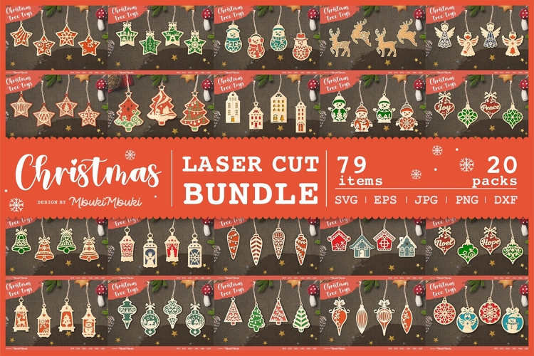 Christmas Tree Toys / Laser Cut Bundle