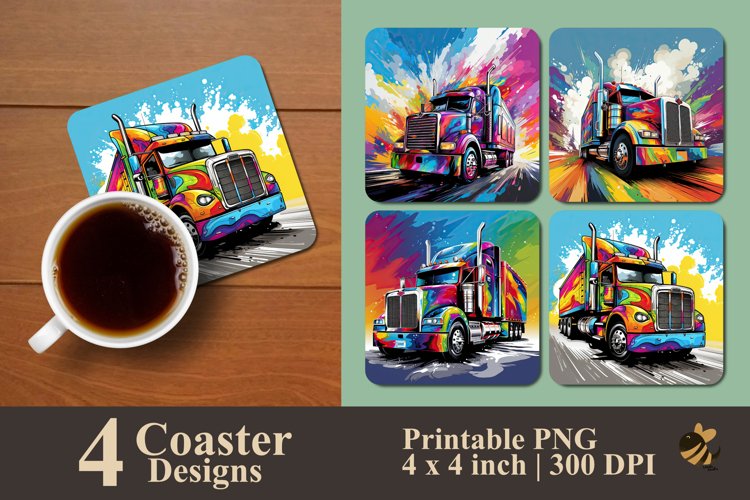 Vintage Truck Clipart Image 20