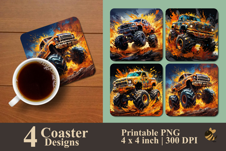 Monster Truck Clipart Image 24