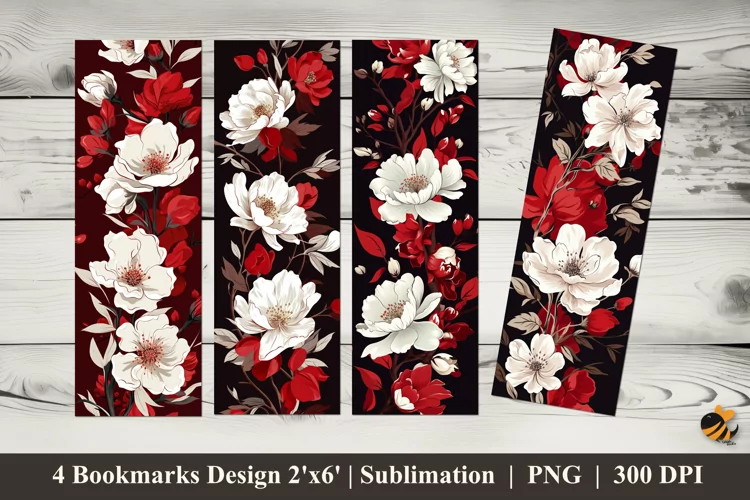 Vector Elegance Bookmarks Sublimation Design
