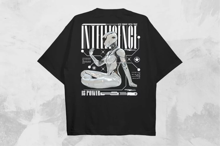 Intelligence is Power Streetwear PNG T-shirt Design