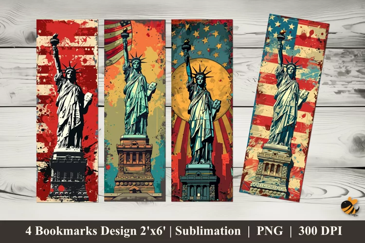 Historical Monument Bookmarks Sublimation Design